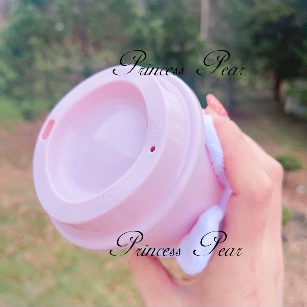 Starbucks Pink Rabbit Reusable Cup with Soft Cup Sleeve - Picture 6 of 8